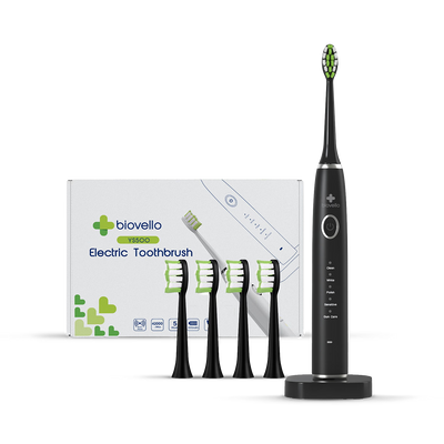 Holland & Barrett Biovello YS-500 Series Rechargeable Electric Toothbrush - Black- Buy online at McGrocer
