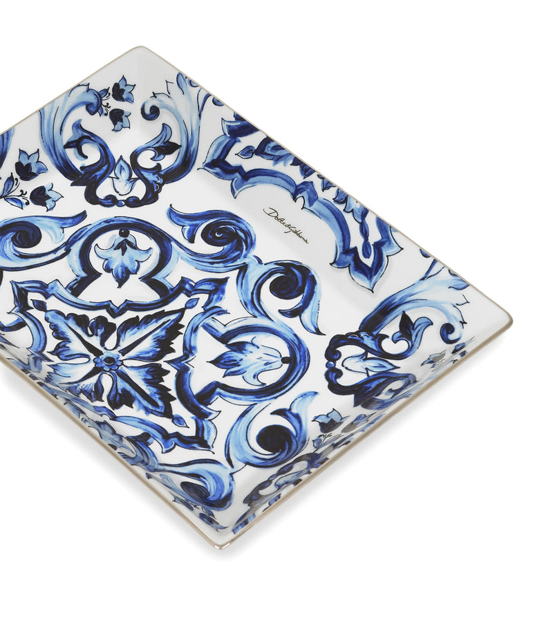 Dolce&Gabbana porcelain trinket tray Blu Mediterraneo - British product