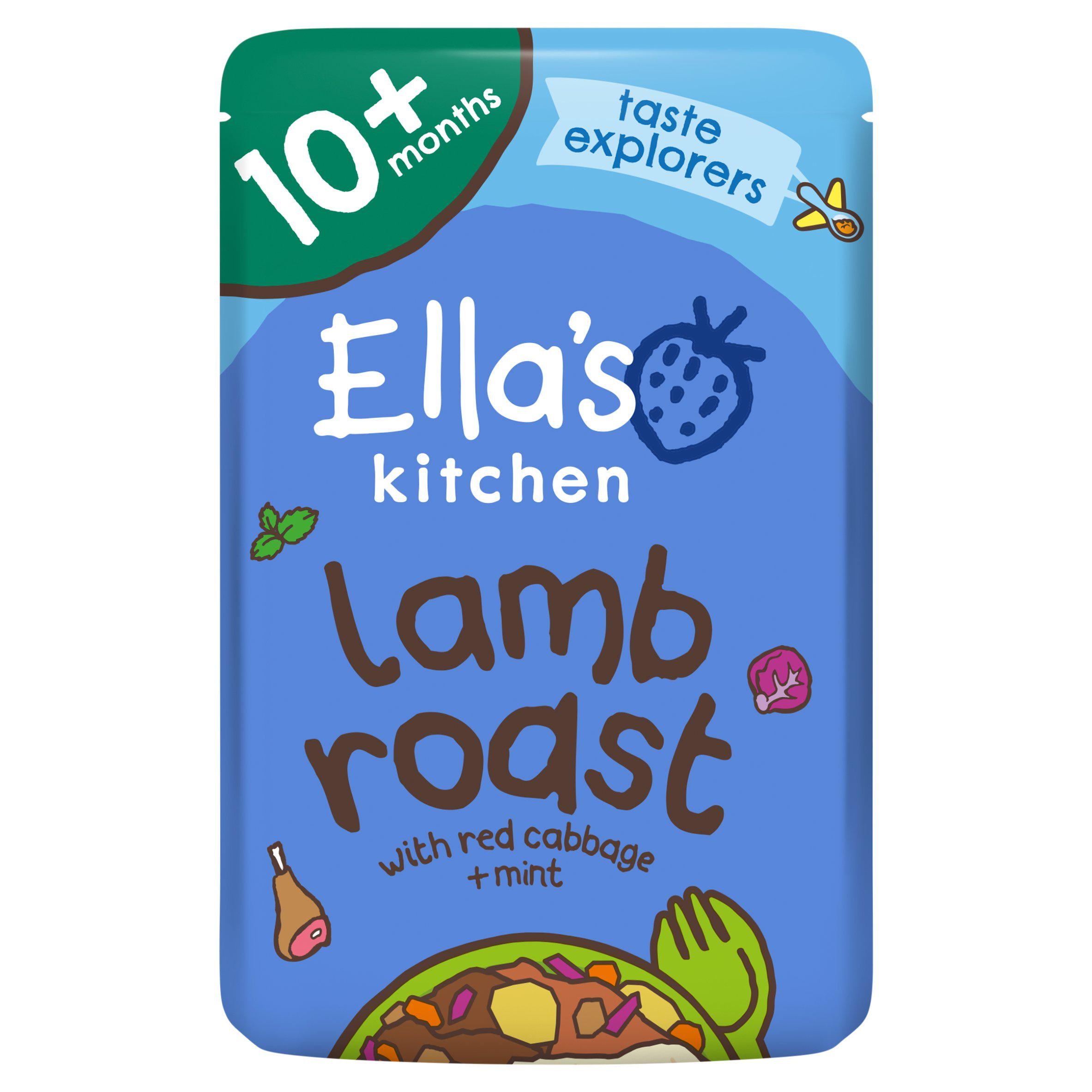 Ella's Kitchen Organic Lamb Roast Dinner Baby Food Pouch 10+ Months 190g GOODS Boots   