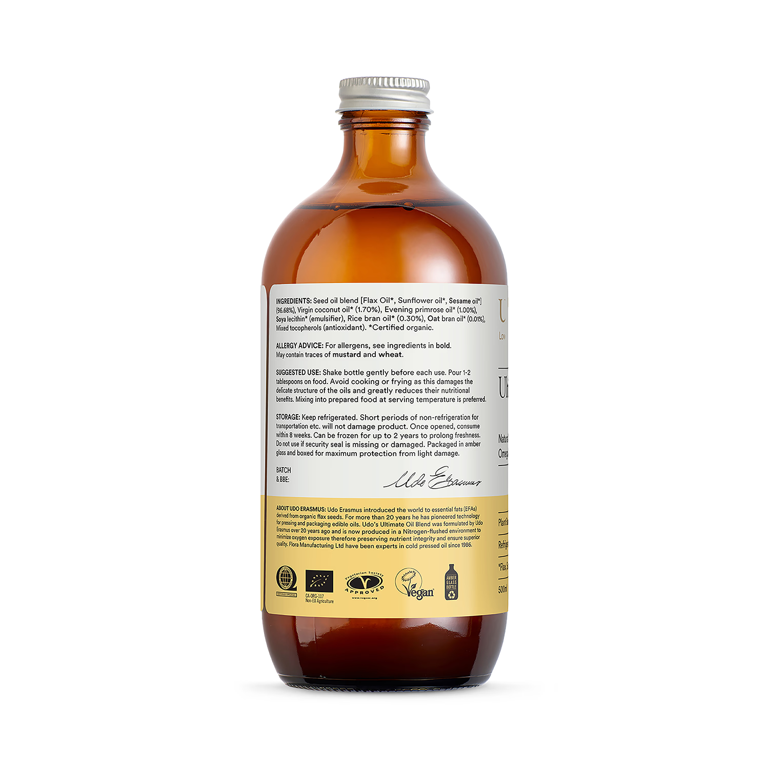 Udo's Choice Omega 3-6-9 Ultimate Oil Blend 500ml - British product