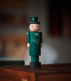 Harrods Stackable Green Man handmade wooden toy, imported from the UK