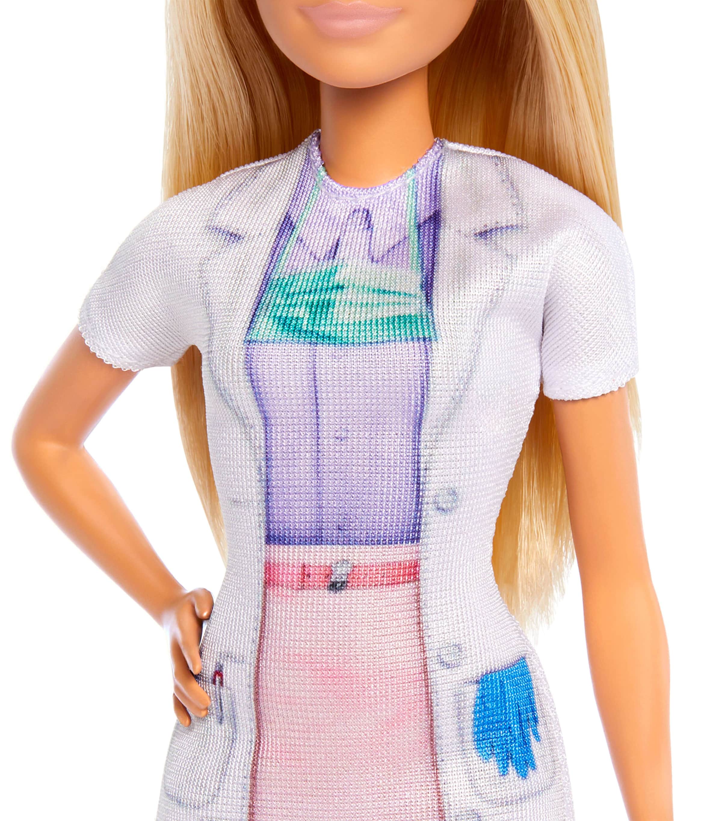 Barbie dentist doll set with child and tools - British product