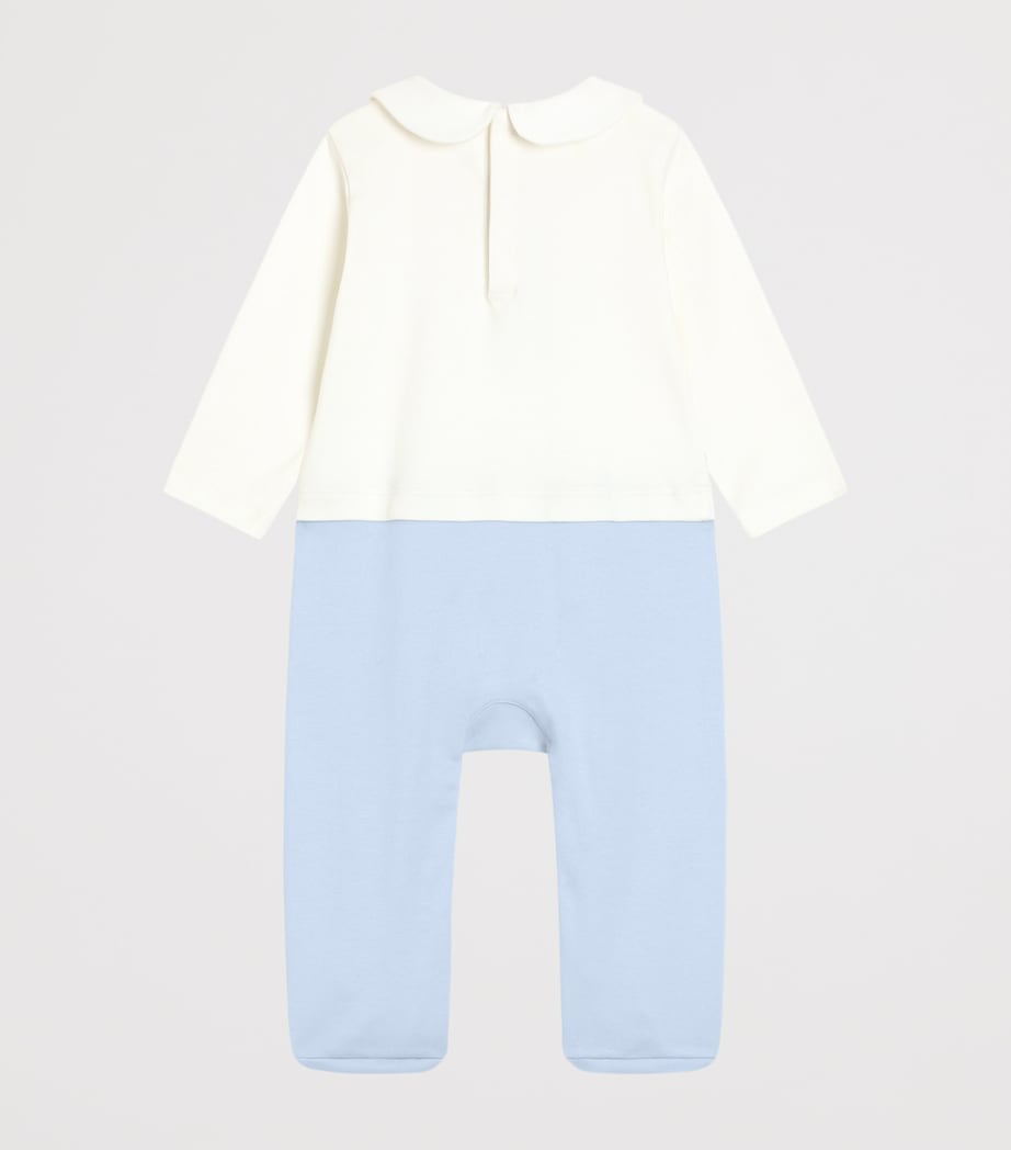 طقم Dolce&Gabbana Kids قطعة واحدة وقبعة ومريلة 0-24 شهرًا، النسخة البريطانية