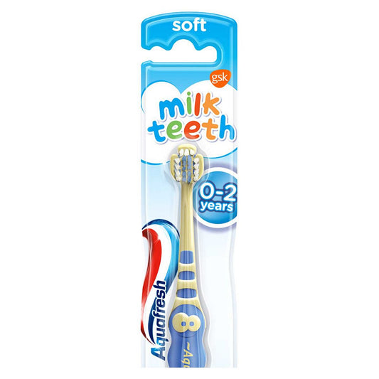 Aquafresh Milk Teeth 0-2 Years Soft Bristles Kids Toothbrush GOODS Boots   