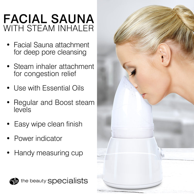 Rio facial sauna steam inhaler, imported from the UK