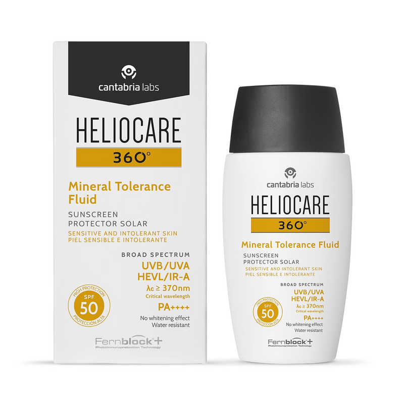Heliocare 360 Mineral Tolerance Fluid SPF 50 50ml (British brand)