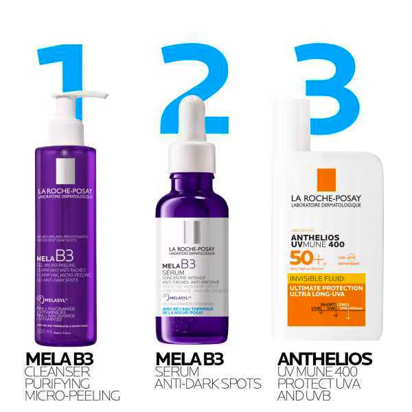 La Roche-Posay Mela B3 gel cleanser 40ml, UK version