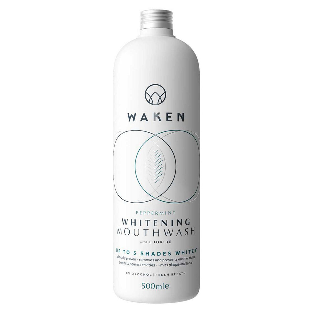 Waken Whitening Peppermint Mouthwash 500ml