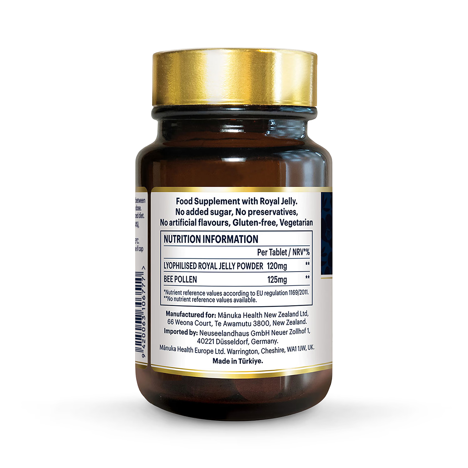 Manuka Health Royal Jelly Chewable Tablets 60's, UK version