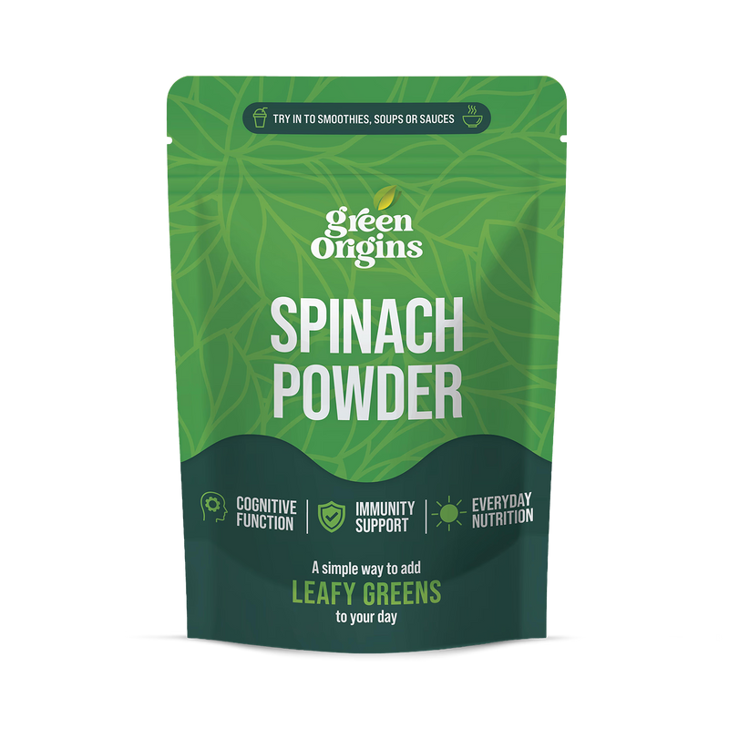 Green Origins Spinach Powder 200g superfood supplement (British brand)