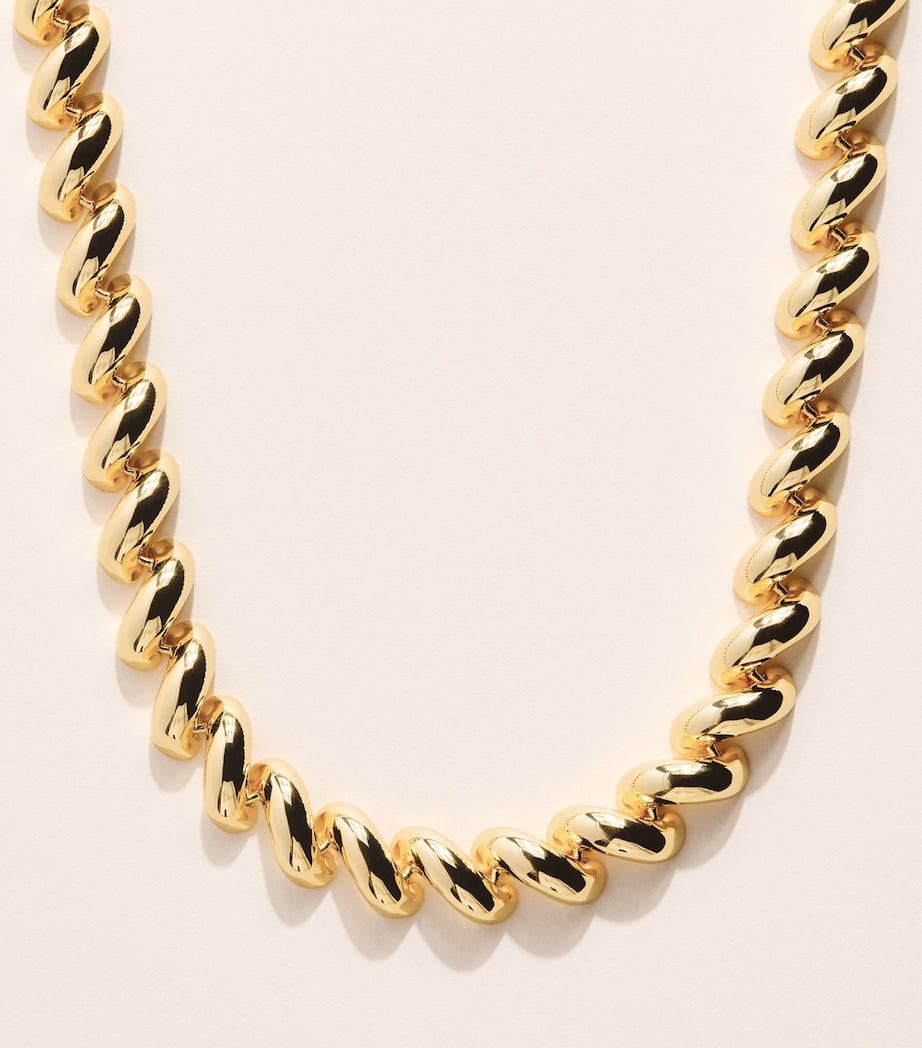 Eddie Borgo gold torsade necklace - British product