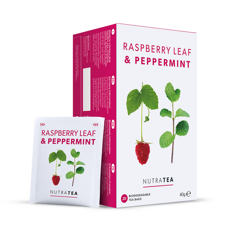 Raspberry Leaf & Peppermint herbal tea 20 tea bags - British product