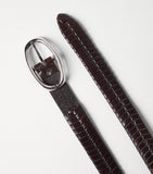 Brunello Cucinelli hand-braided leather woven belt, UK version
