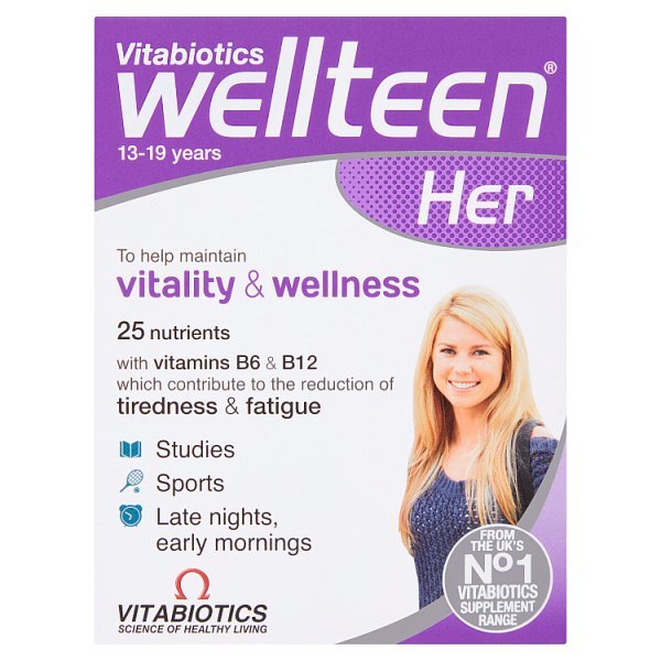 Vitabiotics Wellteen Her 30 Tablets GOODS Superdrug   