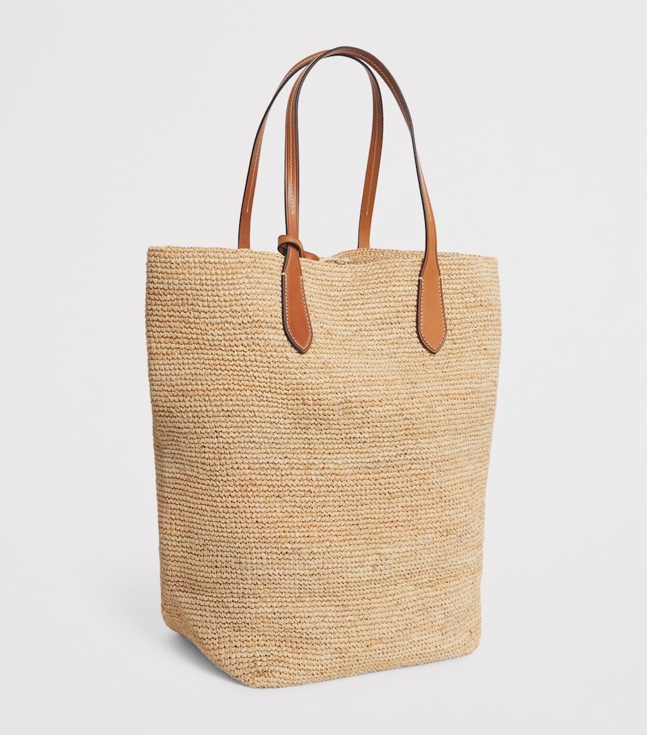 Polo Ralph Lauren large raffia Big Pony tote bag, UK version