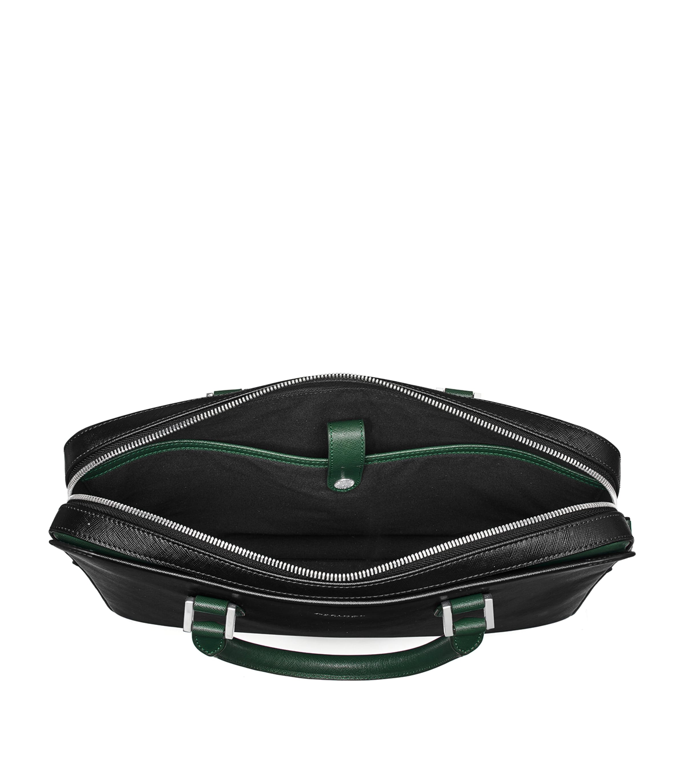 Aspinal of London slim leather Shield briefcase (British brand)