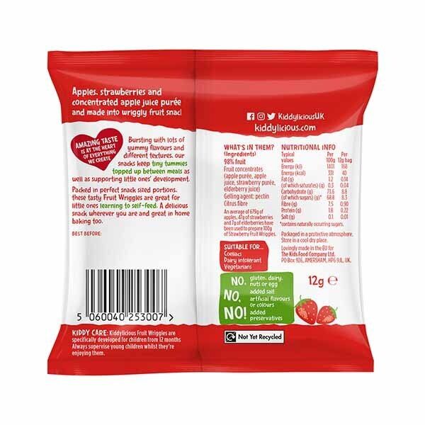 Kiddylicous Strawberry Wriggles 12g GOODS Superdrug   