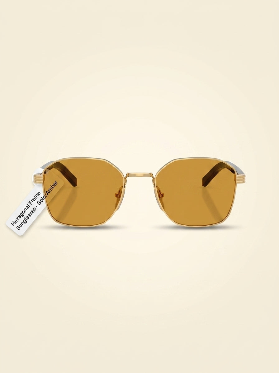 Prada PR C50S square-frame steel sunglasses, UK version