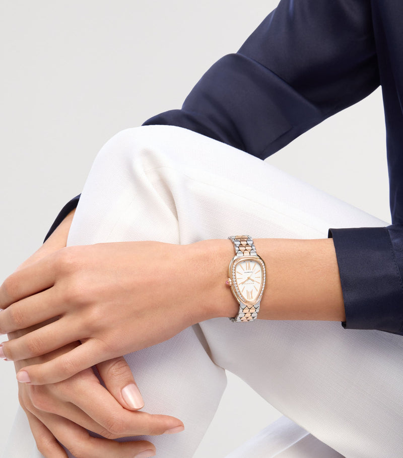 Bvlgari Serpenti Seduttori rose gold diamond watch 34mm (British brand)