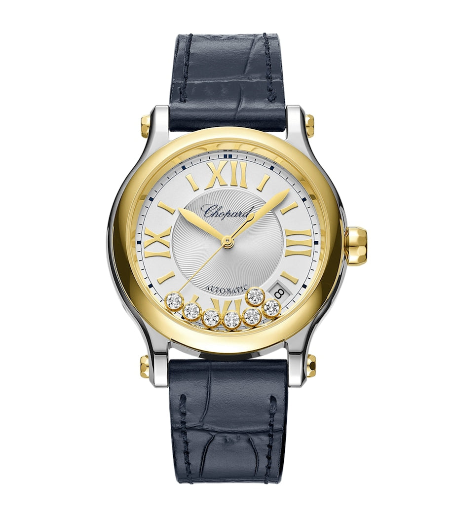 Chopard Happy Sport watch yellow gold stainless steel 36mm, imported from the UK