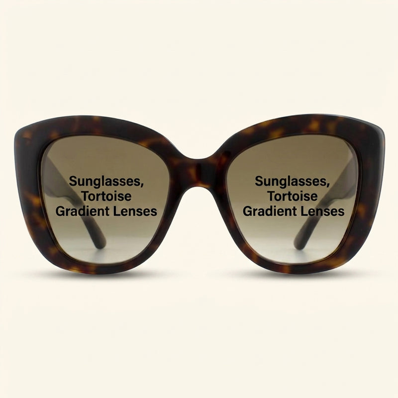 Gucci Damen Katzenaugen-Sonnenbrille Braunverlauf, importiert aus Großbritannien