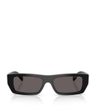 Vogue rectangular sunglasses black acetate, UK version