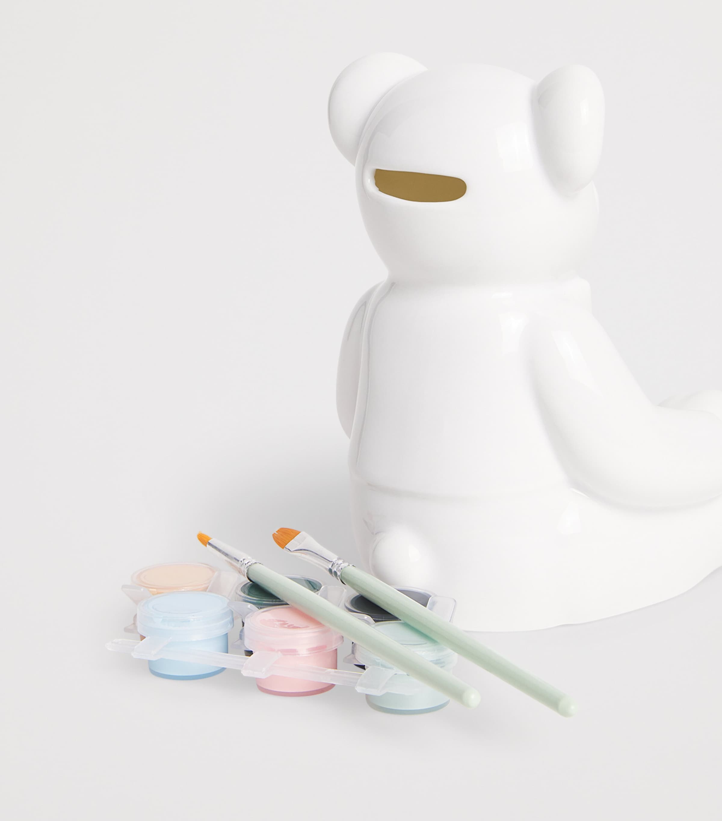 Harrods Bear Paint Your Own Money Bank craft kit, UK version