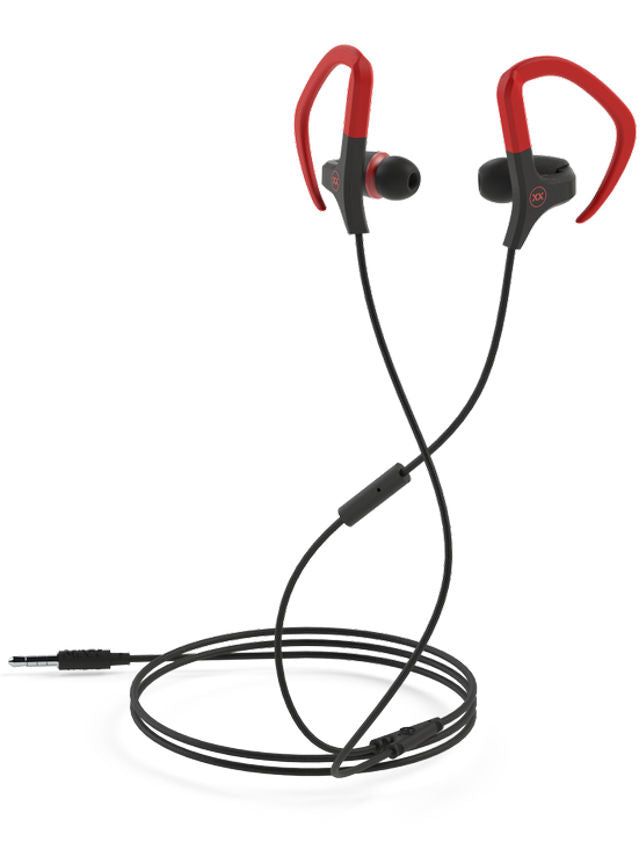 Mixx Cardio Sports Earphones – Black & Red