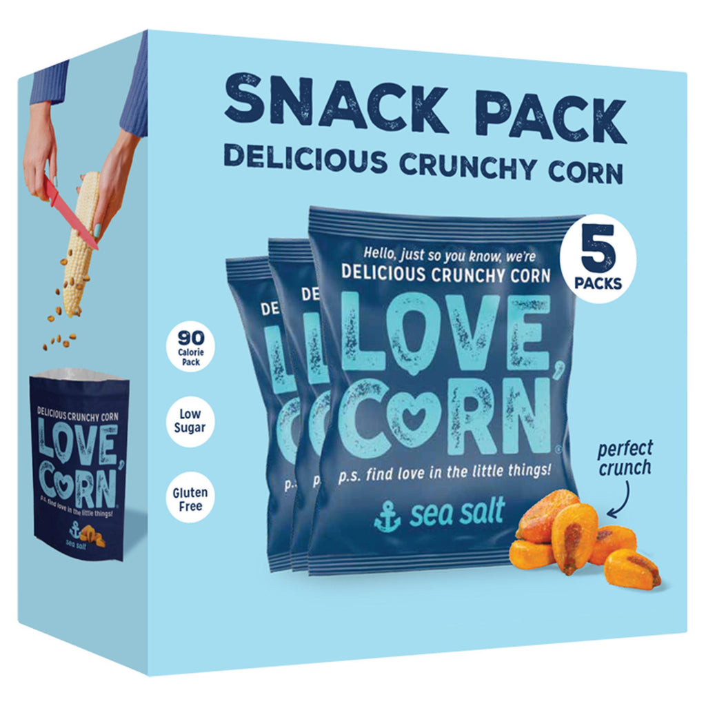 Love Corn Sea Salt Delicious Crunchy Corn 5x20g