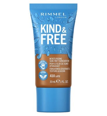 Rimmel London Kind & Free Moisturising Skin Tint Foundation GOODS Boots Latte  