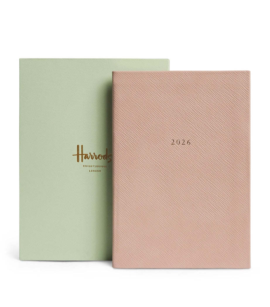 Harrods Lær A5 Dagbok 2026, UK-versjon