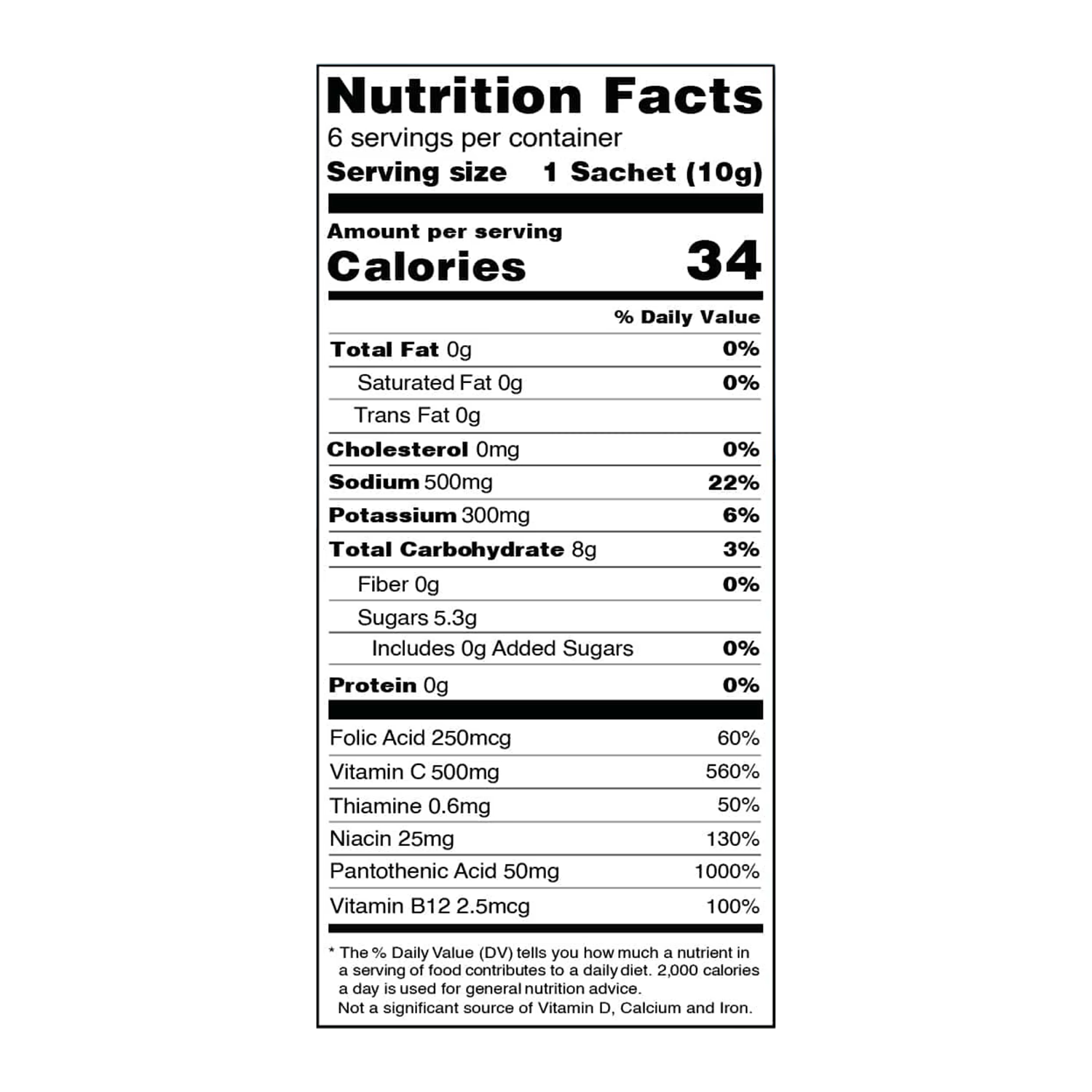 Revival hydration powder watermelon 6 pack, imported from the UK