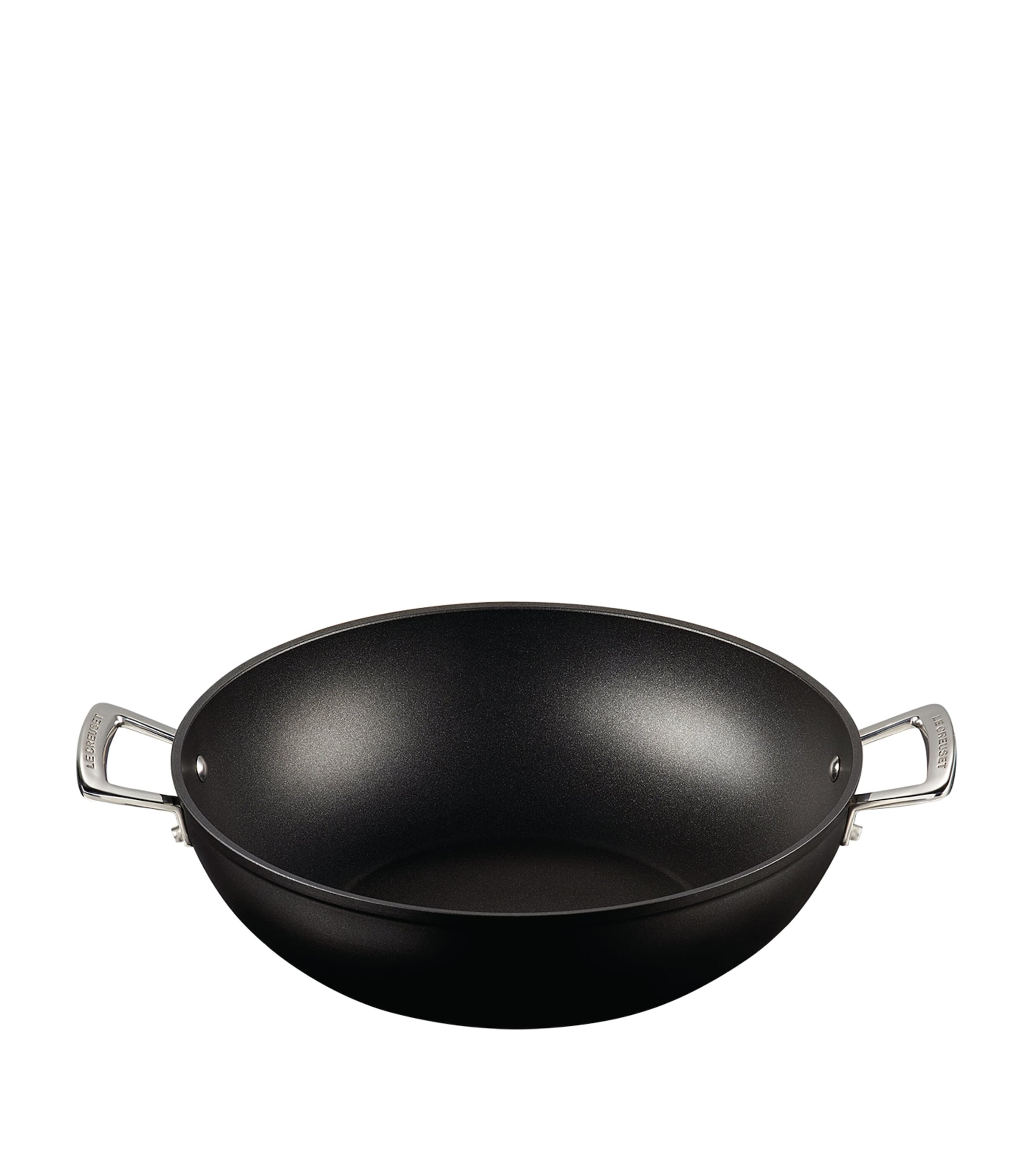Le Creuset toughened non-stick wok 32cm, UK version