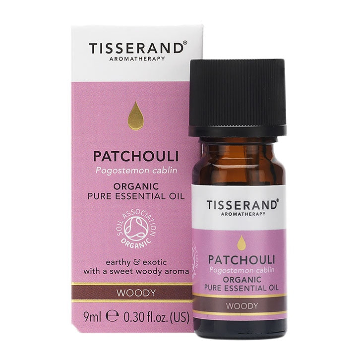 Tisserand Patchouli Organic Pure Essential Oil 9ml Pure Essential Oils Holland&Barrett   