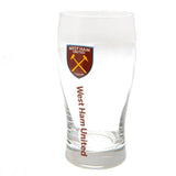 West Ham United FC tulip pint glass 570ml, imported from the UK