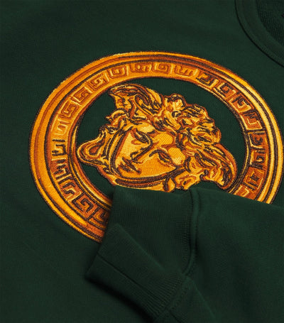 Harrods Sweatshirt Versace Kids en coton avec tête de Méduse brodée 6-14 ans - Acheter en ligne sur McGrocer