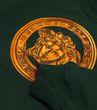 Versace Kids Cotton Embroidered Medusa Sweatshirt 6-14 years (British brand)