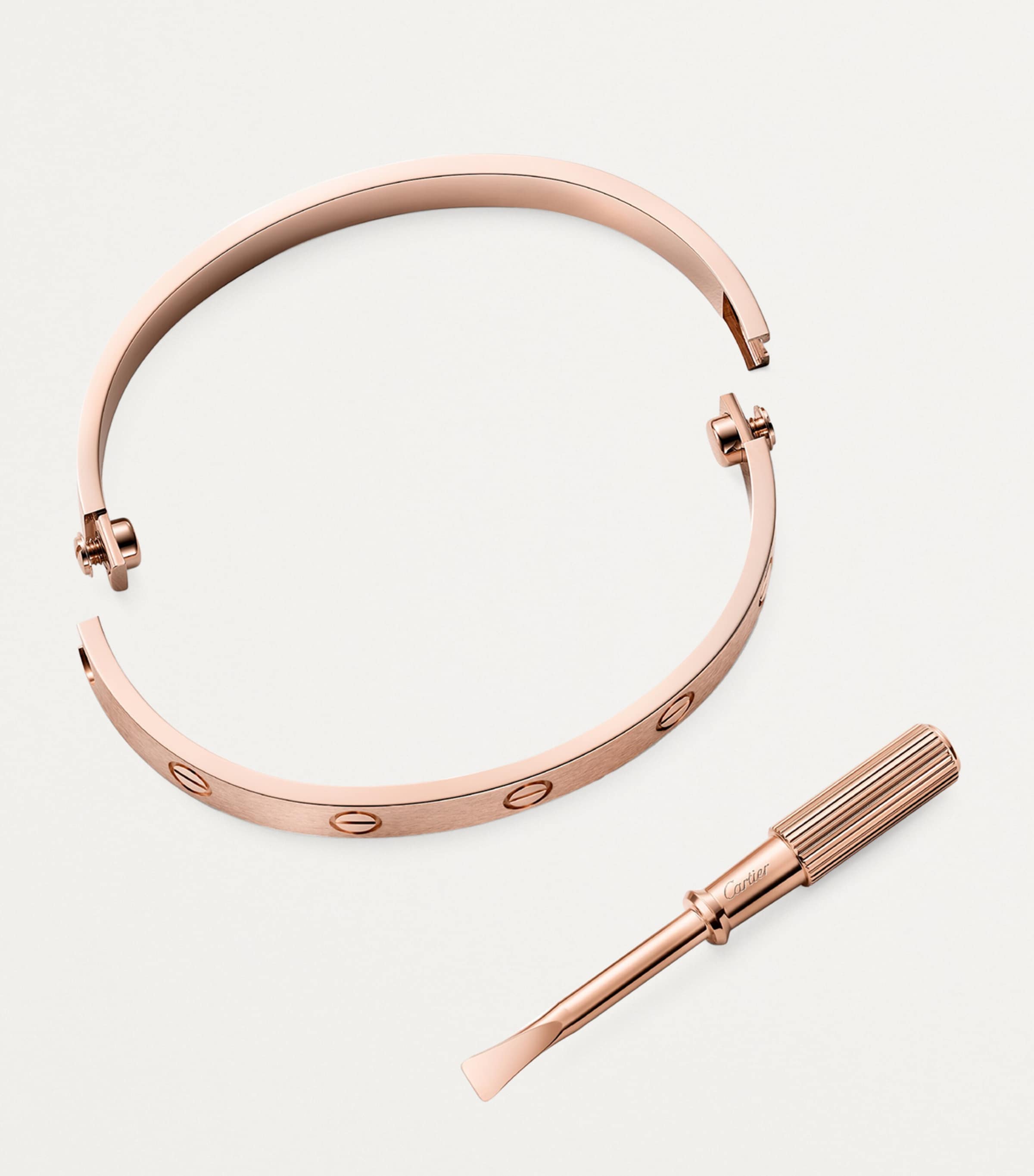 Cartier LOVE rose gold bracelet 18k 6.1mm (British brand)