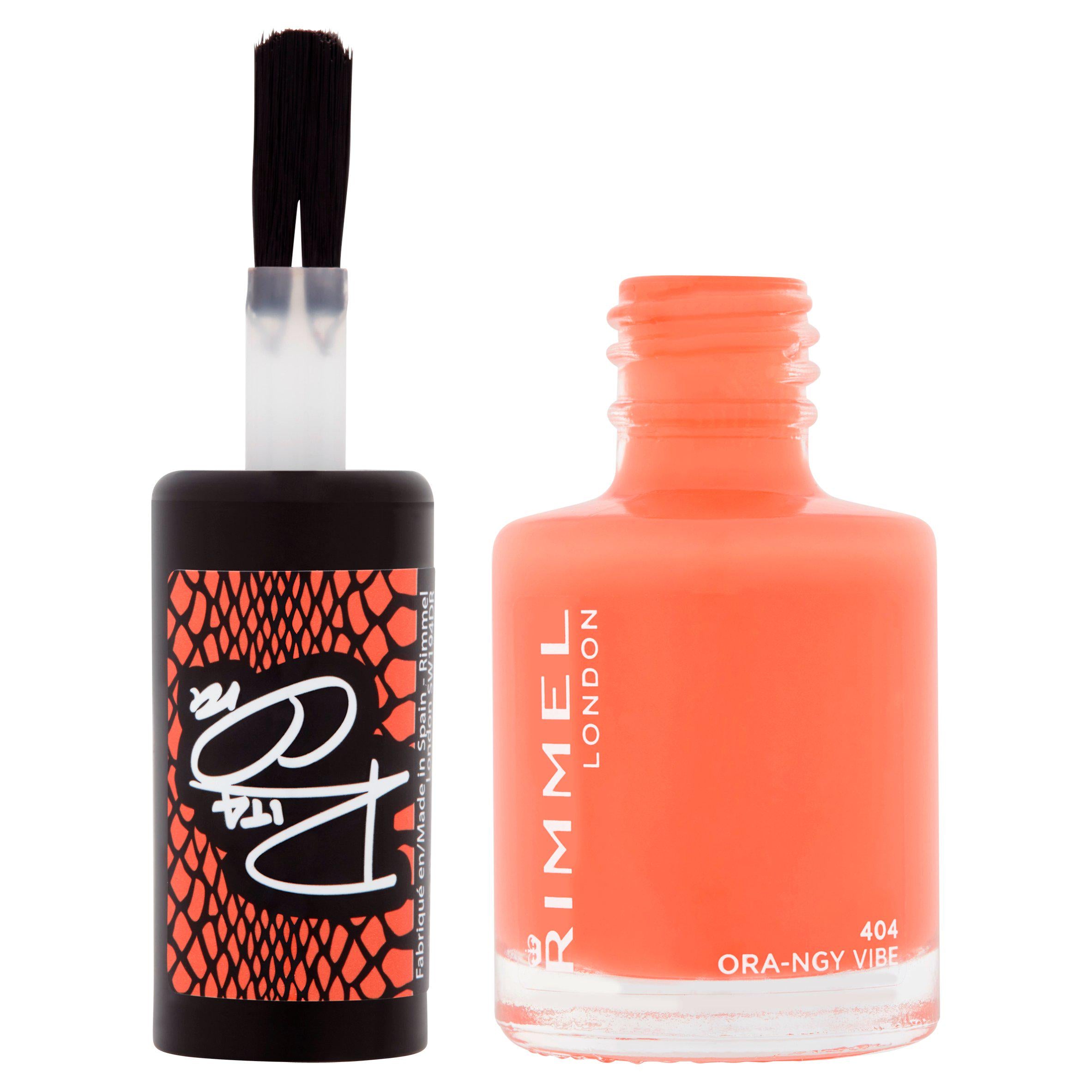 Rimmel London 60 Seconds Super Shine by Rita Ora 404 Orangy Vibe 8ml All Sainsburys   