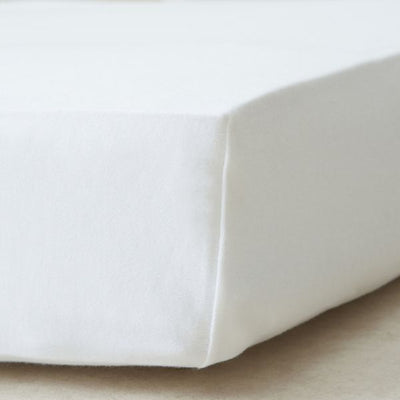 The Tiny Bed Co. Premium Bio-Reisebettlaken Weißes Spannbettlaken 95 x 65cm