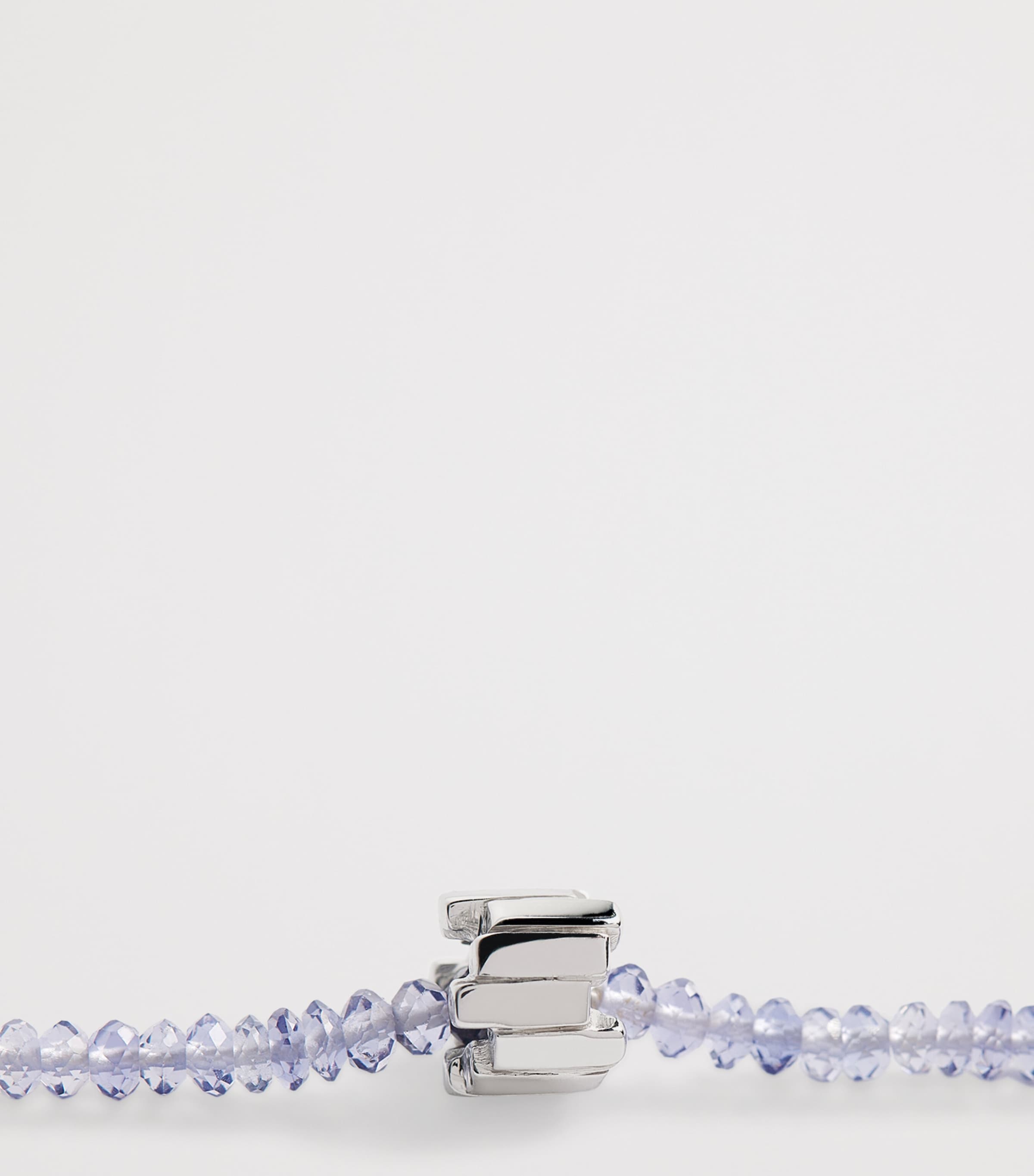 Suzanne Kalan white gold iolite beaded necklace (British brand)