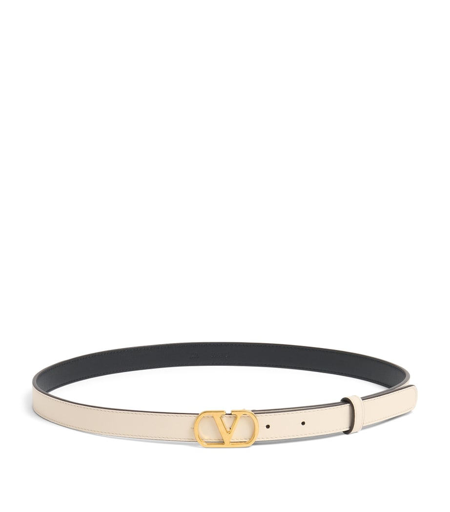 Valentino Garavani VLogo Signature belt calfskin leather 2cm, imported from the UK
