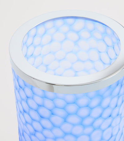 Harrods Crystal Ocean Honeycomb Bathroom Bin 525ml- Buy online at McGrocer