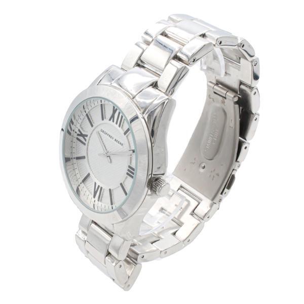 Geoffrey Beene silver men's watch GB8071SL, imported from the UK