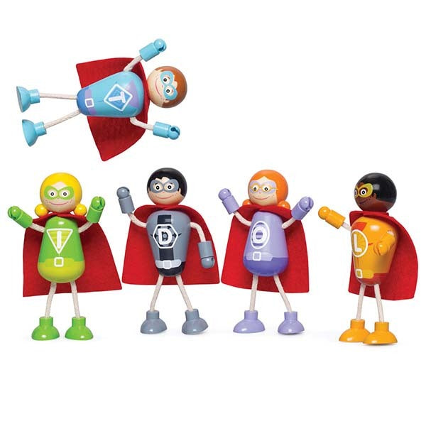 Tidlo Superhero Figure Pack GOODS Superdrug   