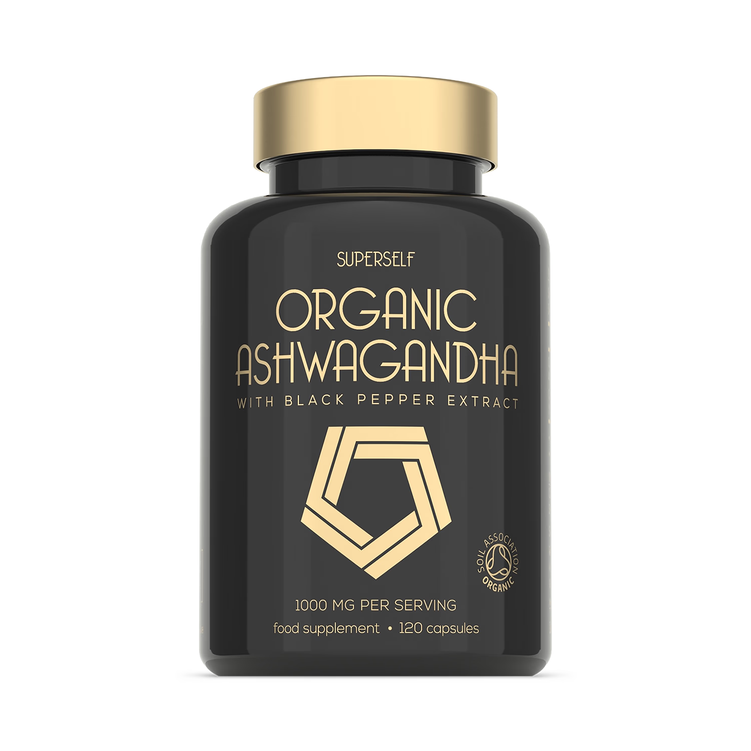 SuperSelf Organic Ashwagandha 1000mg capsules - British product