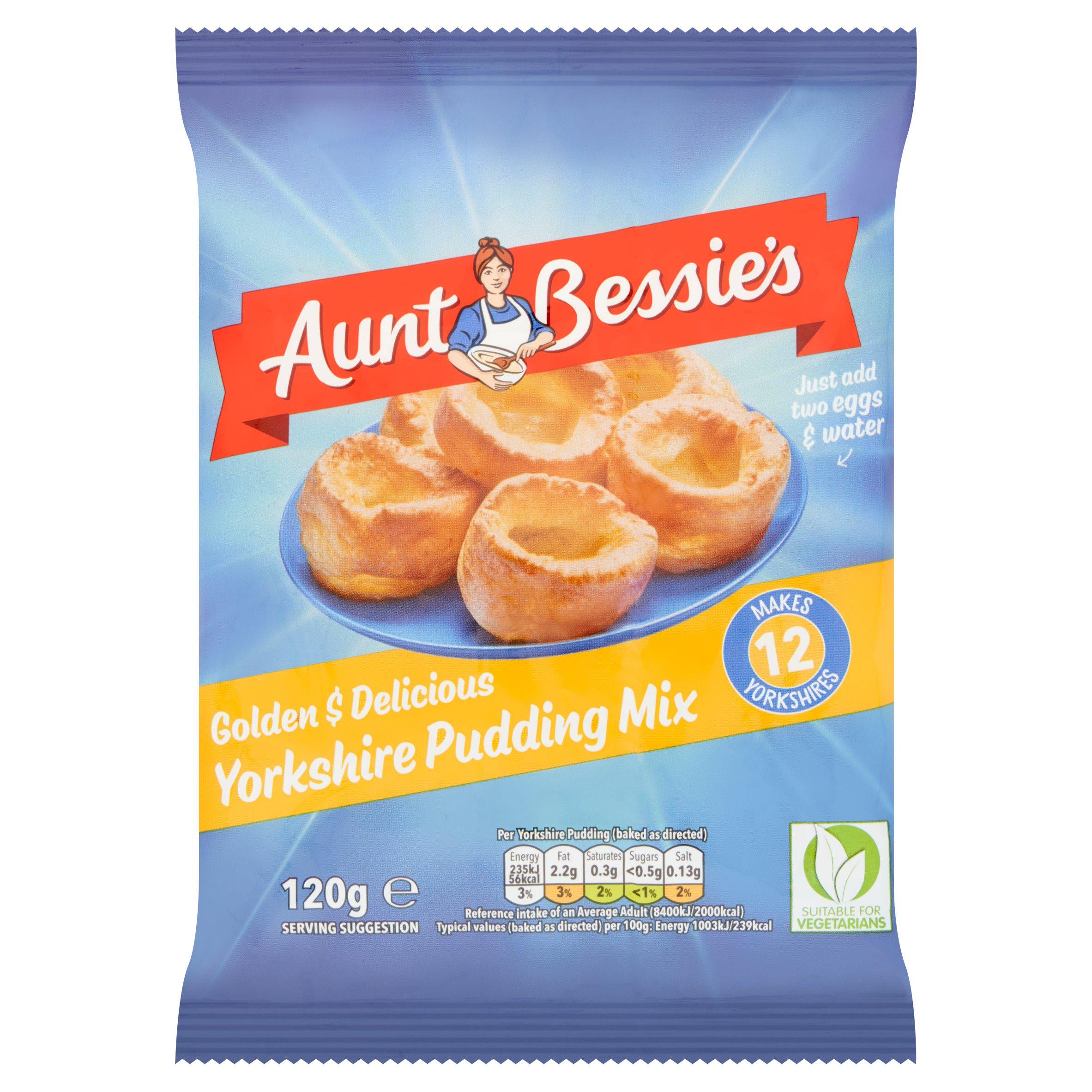 Aunt Bessie's Yorkshire Pudding Mix 128g Batter and pancake mixes Sainsburys   