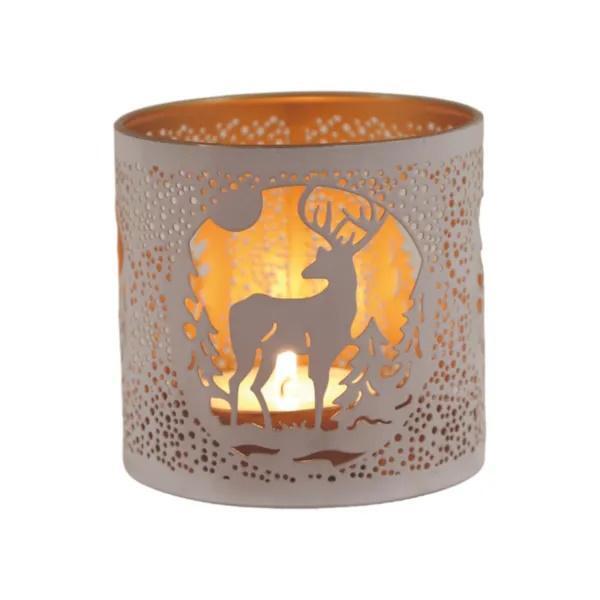 Aroma 3-in-1 tealight holder White Stag design, UK version