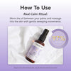 Tisserand Real Calm Massage Body Oil 100ml, imported from the UK