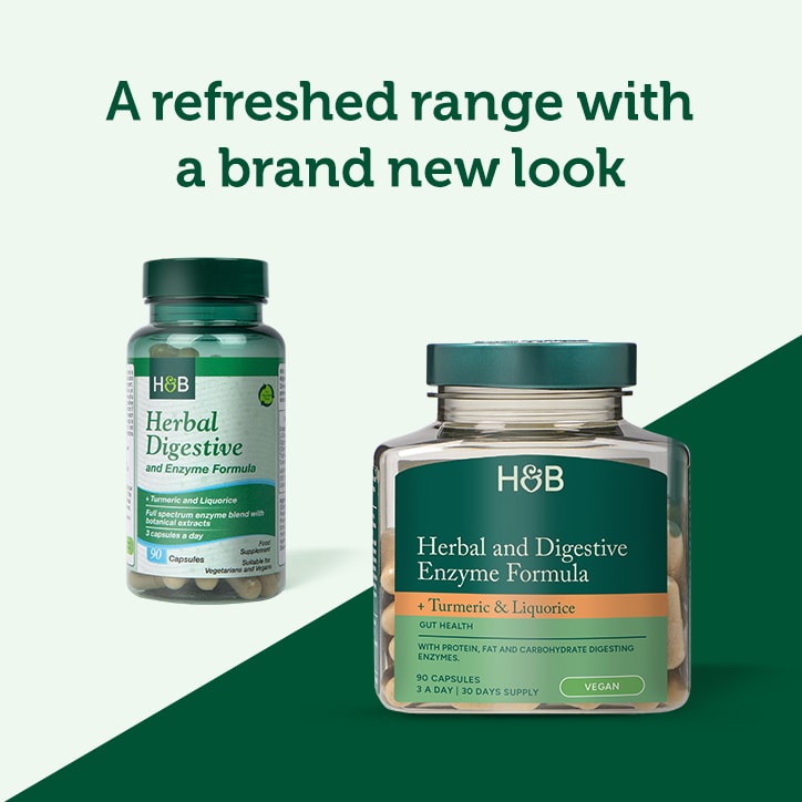 Holland & Barrett Herbal Digestive and Enzyme Formula 90 Capsules GOODS Holland&Barrett